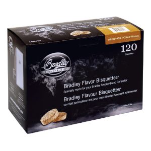 Bradley rökbriketter – Whiskey Ek 120-pack