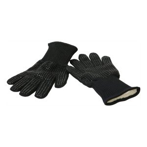 Grillhandske svart med grepp av silikon storlek M