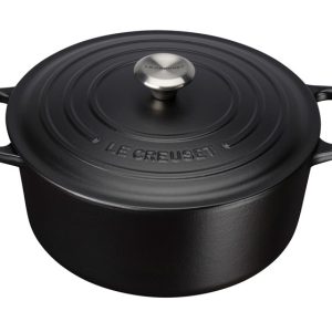 Le Creuset Signature Gryta Rund 4,2 L Ø 24 cm Matt Svart