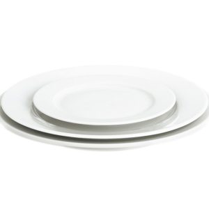 Pillivuyt Sancerre Tallrik Flat Ø 22 cm Vit