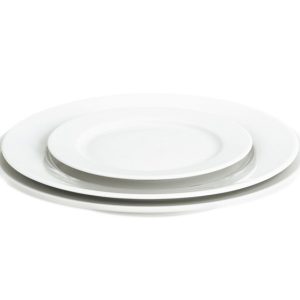 Pillivuyt Sancerre Tallrik Flat Ø 24 cm Vit