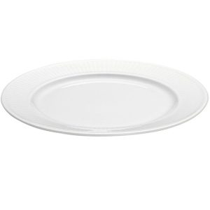 Pillivuyt Plissé Tallrik Flat Ø 20 cm Vit