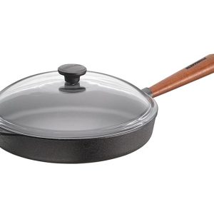 Skeppshult Traditional Traktörpanna+Lock Ø 28 cm Trähandtag