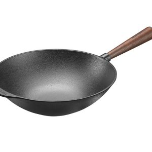 Skeppshult Traditional Wok Ø 30 cm Trähandtag