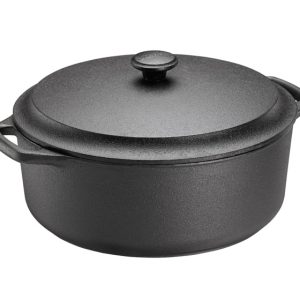 Skeppshult Gryta Rund Med Gjutjärnslock 5,5 L Ø 28 cm