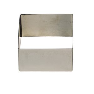 Gobel Kvadratisk Utstickare 6×6 cm Rostfri