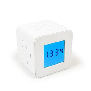HOME Kub Kökstimer och Klocka Vit