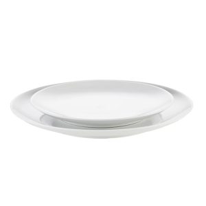 Pillivuyt Cecil Tallrik Flat Ø 16 cm Vit