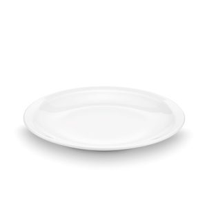 Pillivuyt Bourges Tallrik Flat 20 cm Vit