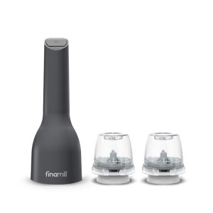 FinaMill Peppar & Kryddkvarn Batteridriven Svart