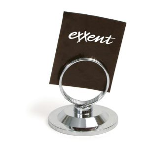 Exxent Menyhållare Med Ring Rostfri