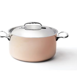 De Buyer Prima Matera Koppar Gryta Med Lock 8 L