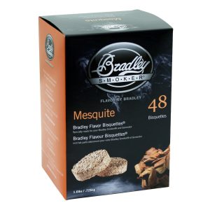 Bradley rökbriketter – Mesquite 48-pack