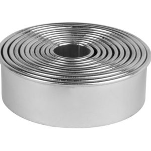 Exxent Stansar runda set om 11 st (Ø 2-9cm) Rostfri