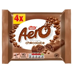 Aero Bubbly Milk Chocolate 4 x 27g