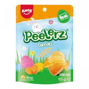 Amos Peelerz Gummy Carrots 65g