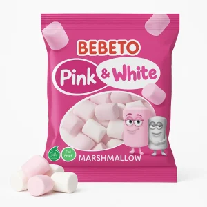 BEBETO Marshmallow Pink White 250g