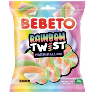 BEBETO Rainbow Twist Marshmallow 60g