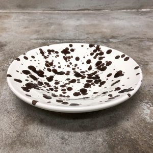 Pastatallrik – Djuptallrik Benegiamo spruzzi – brun/vit