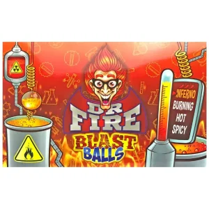 Dr. Fire Blast Balls Extreme Hot Candy 90g