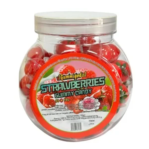 Gummigodis Strawberry 50st x 10g