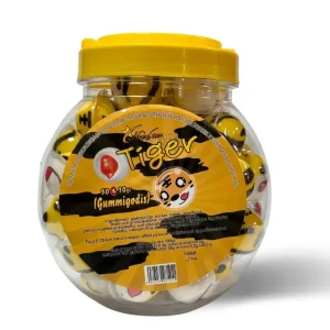 Gummigodis Tiger 50st x 10g