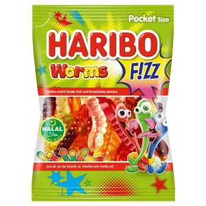 Haribo Worms FIZZ 80g