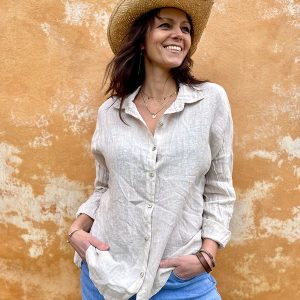 Linneskjorta beige från Verkstan