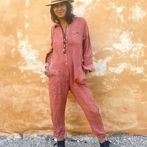 Linneoverall Peperosa från Verkstan