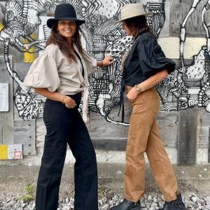 Boocutjeans – svart