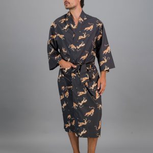 Kimono Unisex – Jumping Cheetah från Woodstock Laundry