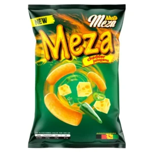 Meza Ostbågar Cheddar & Jalapeño 135g