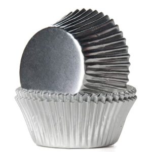 Muffinsform Silver metallic