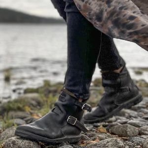 Boots dam fr.Rof- svarta