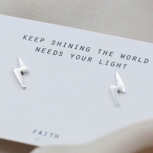 Silverörhängen blixt