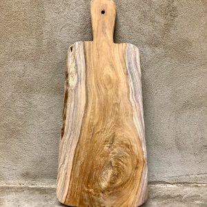 Skärbräda avlång obehandlat trä / Natur