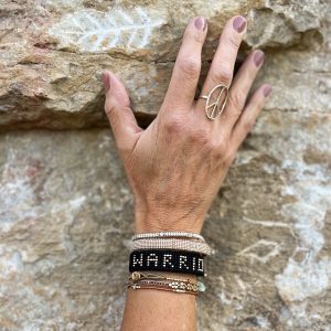 Silverring – peace