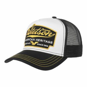Stetson trucker keps – American Heritage White/Black