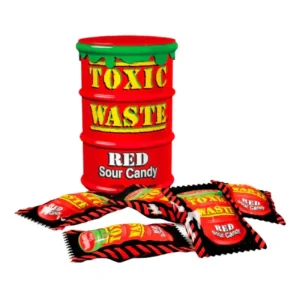 Toxic Waste Red Sour Candy Drum 42g