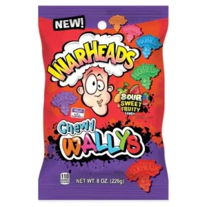 Warheads Chewy Wallys Sour Sweet & Fruity 226g