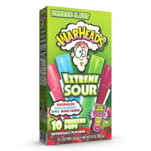Warheads Fat Free Freezer Pops 283g