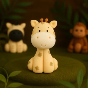 Giraff Ätbar tårtdekoration