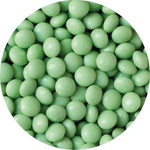 Strössel Chokladlinser Grön