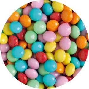 Strössel Chokladlinser Regnbåge