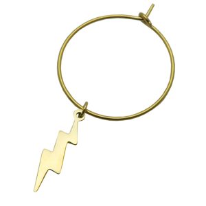 Örhänge Creol med blixt – guld