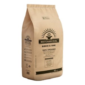 Bestcharcoal Premium grillkol Björk och Ek 10 kg