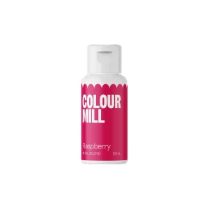 Colour Mill Raspberry Hallonröd Oljebaserad ätbar färg