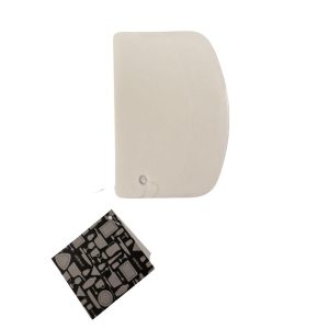 Skrapkort/degskrapa, vit PP