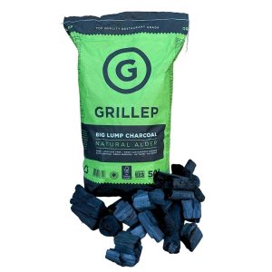 GRILLEP Premium stor grillkol, 50L