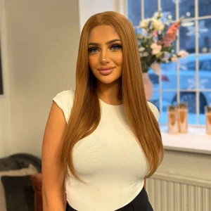 Crown - Syntetisk Half Lace Peruk